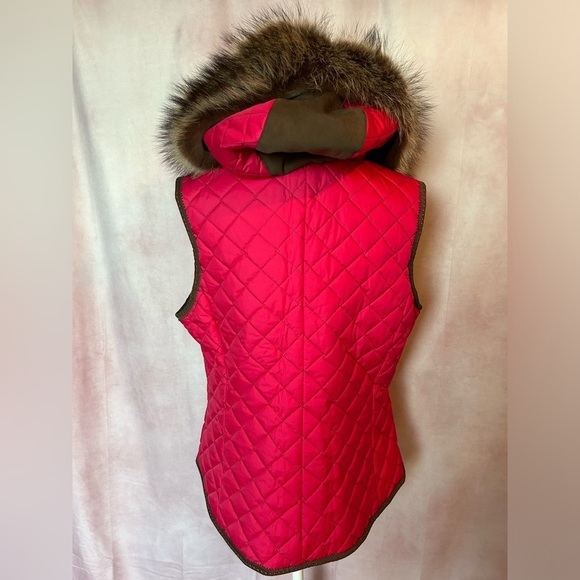 M. Miller Quilted Vest With Fur Trim - Picture 4 of 9